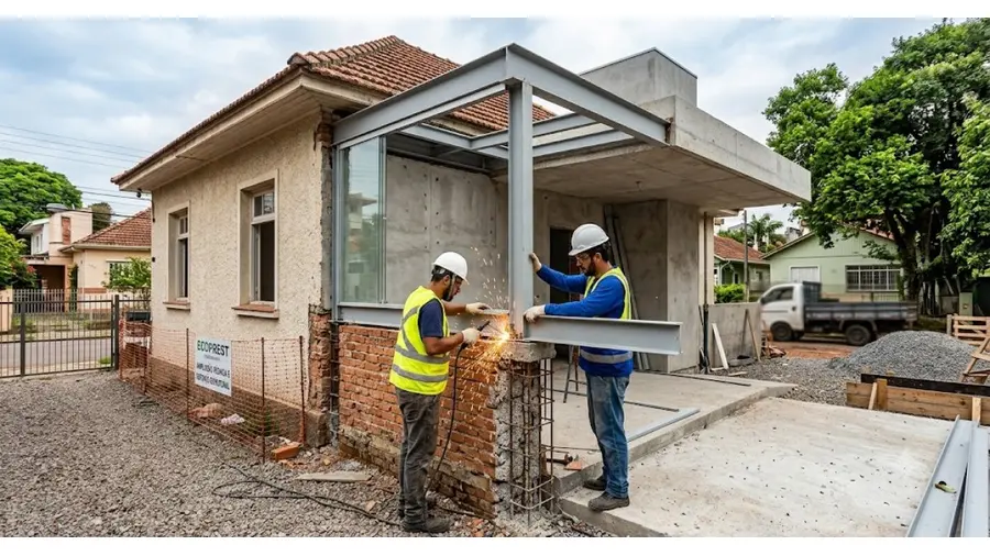 Construção de anexos e ampliações no Bairro Petrópolis, Porto Alegre