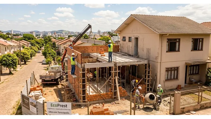 Construção de anexos e ampliações no Bairro Teresópolis, Porto Alegre