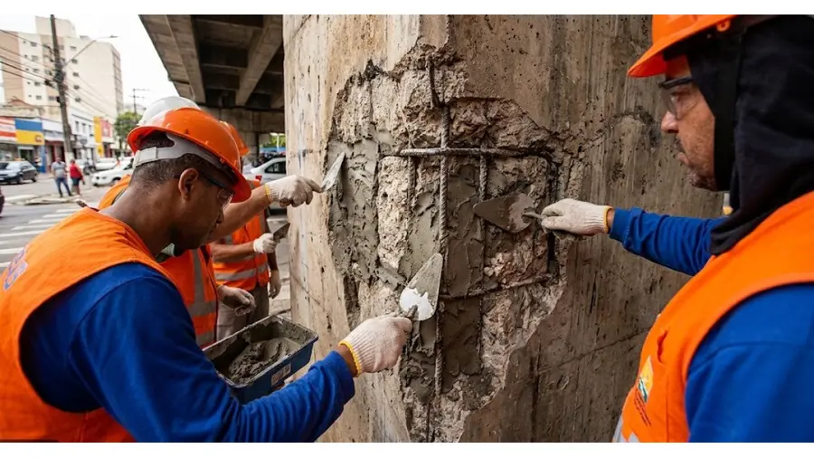 Reparos estruturais internos e externos no Bairro Restinga, Porto Alegre