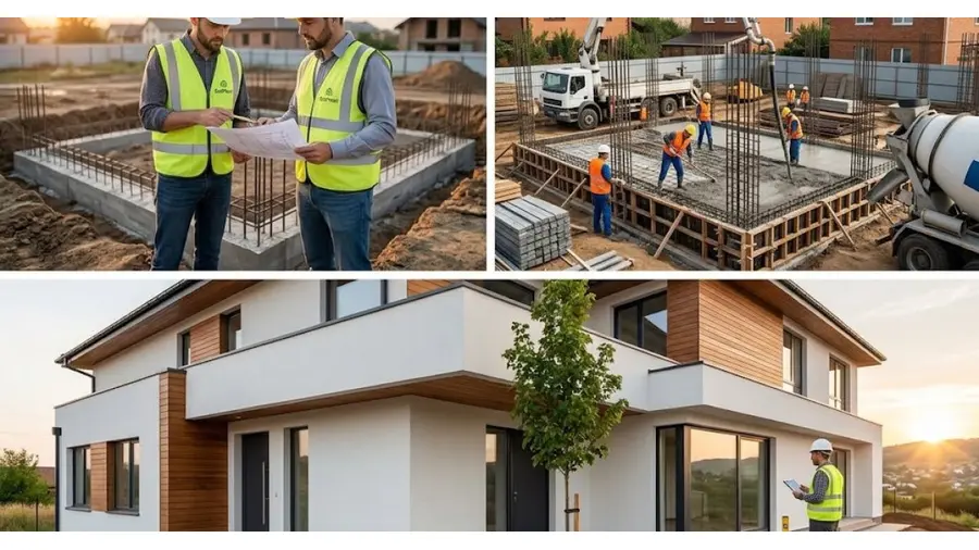 Construção de casas no Bairro Auxiliadora, Porto Alegre